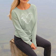 Load image into Gallery viewer, &quot;Fall in Love With Michigan&quot; Women&#39;s Ultra Soft Wave Wash Crew Sweatshirt