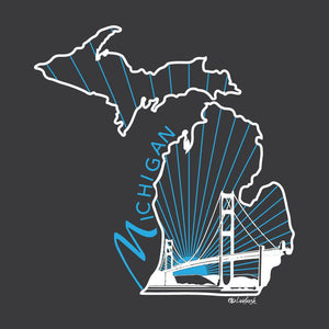 "Michigan Mighty" Men's Crew T-Shirt