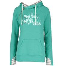 Load image into Gallery viewer, &quot;Winter Smitten&quot; Women&#39;s Striped Double Hood Pullover