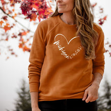 Load image into Gallery viewer, &quot;Fall In Love With Michigan&quot; Relaxed Fit Angel Fleece Pullover Crew