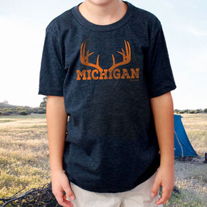"Michigan Antler" Youth  T-Shirt
