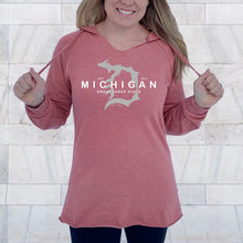 Load image into Gallery viewer, &quot;Michigan D Established 1837&quot; Women&#39;s Luxury Blend Hoodie
