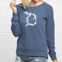 Load image into Gallery viewer, &quot;Michigan D&quot; Women&#39;s Pullover Crew