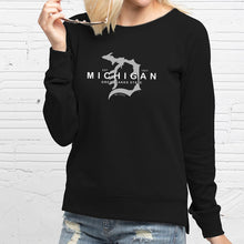 Load image into Gallery viewer, &quot;Michigan D Established 1837&quot; Women&#39;s Pullover Crew