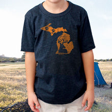 Load image into Gallery viewer, &quot;Michigan Deer State&quot; Youth T-Shirt
