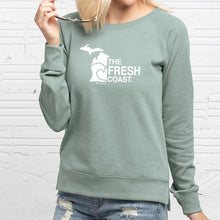 Load image into Gallery viewer, &quot;Michigan Fresh Coast&quot; Women&#39;s Pullover Crew