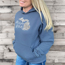 Load image into Gallery viewer, &quot;Michigan Rocks Petoskey Stone&quot; Relaxed Fit Classic Hoodie