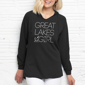 "Great Lakes Girl" Women's Luxury Blend Hoodie