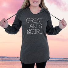 Load image into Gallery viewer, &quot;Great Lakes Girl&quot; Women&#39;s Luxury Blend Hoodie