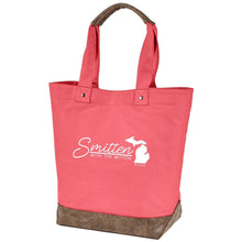 Load image into Gallery viewer, &quot;Smitten With The Mitten&quot; Canvas Tote Bag