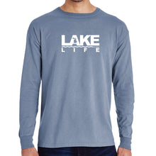 Load image into Gallery viewer, &quot;Michigan Lake Life&quot; Men&#39;s Stonewashed Long Sleeve T-Shirt