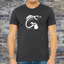 Load image into Gallery viewer, &quot;Michigan Fish Hook&quot; Men&#39;s Crew T-Shirt