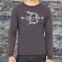 Load image into Gallery viewer, &quot;Michigan D Established 1837&quot; Men&#39;s Long Sleeve T-Shirt