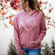 Load image into Gallery viewer, &quot;Fall In Love With Michigan&quot; Relaxed Fit Angel Fleece Hoodie