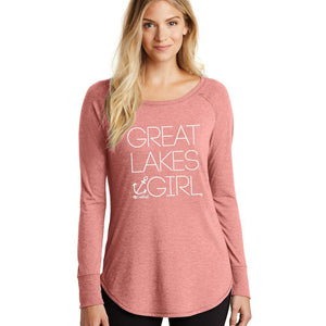 "Great Lakes Girl" Women's Ultra Soft Scooped T-Shirt