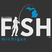 Load image into Gallery viewer, &quot;Michigan Fisherman&quot; Men&#39;s Crew Sweatshirt