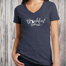 Load image into Gallery viewer, &quot;Michigan Thankful&quot; Women&#39;s V-Neck
