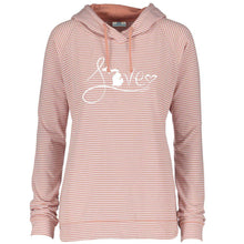 Load image into Gallery viewer, &quot;Michigan Love #9&quot; Women&#39;s Striped Long Sleeve Fashion Hoodie