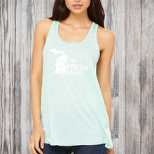 Load image into Gallery viewer, &quot;Michigan Fresh Coast&quot; Women&#39;s Flowy Tank Top