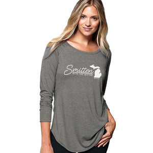 "Smitten With The Mitten" Women's Ultra Soft Scooped T-Shirt