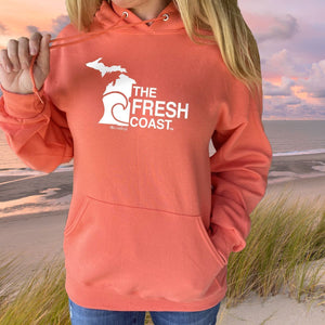"Michigan Fresh Coast" Relaxed Fit Classic Hoodie