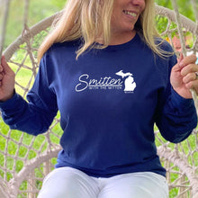 Load image into Gallery viewer, &quot;Smitten With The Mitten&quot; Relaxed Fit Stonewashed Long Sleeve T-Shirt
