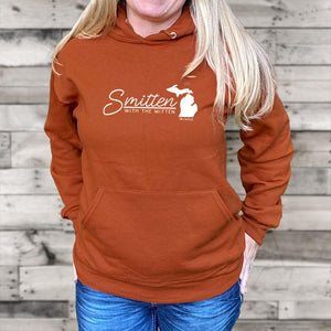 "Smitten With The Mitten" Relaxed Fit Classic Hoodie