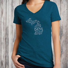 Load image into Gallery viewer, &quot;Michigan Fall Wonder&quot; Women&#39;s V-Neck