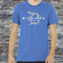 Load image into Gallery viewer, &quot;Michigan D Established 1837&quot; Men&#39;s Crew T-Shirt