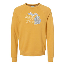 Load image into Gallery viewer, &quot;Michigan Rocks Petoskey Stone&quot; Men&#39;s Ultra Soft Pullover Crew