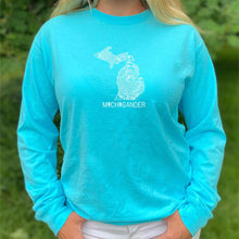 Load image into Gallery viewer, &quot;Michigander To The Core&quot; Relaxed Fit Stonewashed Long Sleeve T-Shirt