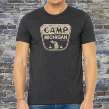 Load image into Gallery viewer, &quot;Michigan Campground&quot; Men&#39;s Crew T-Shirt