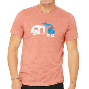 "Michigan Camper" Men's Crew  T-Shirt
