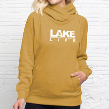 Load image into Gallery viewer, &quot;Michigan Lake Life&quot; Women&#39;s Fleece Funnel Neck Pullover Hoodie
