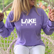 Load image into Gallery viewer, &quot;Michigan Lake Life&quot; Relaxed Fit Stonewashed Long Sleeve T-Shirt