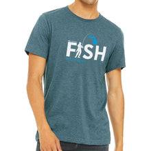 Load image into Gallery viewer, &quot;Michigan Fisherman&quot; Men&#39;s Crew T-Shirt