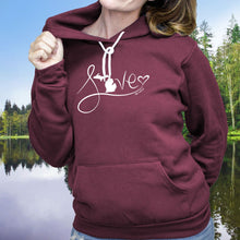 Load image into Gallery viewer, &quot;Michigan Love #9&quot; Relaxed Fit Angel Fleece Hoodie
